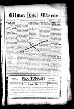 Gilmer Daily Mirror (Gilmer, Tex.), Vol. 2, No. 46, Ed. 1 Monday, May 7, 1917