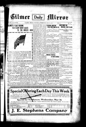 Gilmer Daily Mirror (Gilmer, Tex.), Vol. 2, No. 53, Ed. 1 Tuesday, May 15, 1917