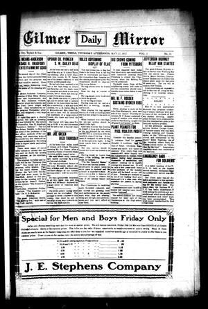 Gilmer Daily Mirror (Gilmer, Tex.), Vol. 2, No. 55, Ed. 1 Thursday, May 17, 1917
