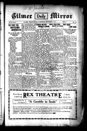 Gilmer Daily Mirror (Gilmer, Tex.), Vol. 2, No. 152, Ed. 1 Friday, September 7, 1917