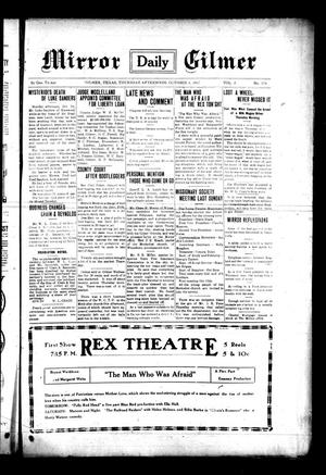 Gilmer Daily Mirror (Gilmer, Tex.), Vol. 2, No. 176, Ed. 1 Thursday, October 4, 1917
