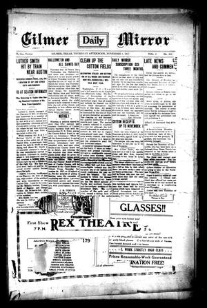 Gilmer Daily Mirror (Gilmer, Tex.), Vol. 2, No. 200, Ed. 1 Thursday, November 1, 1917