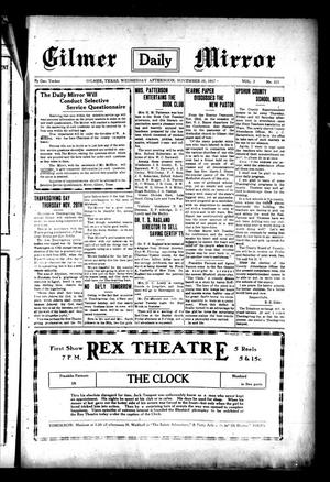 Gilmer Daily Mirror (Gilmer, Tex.), Vol. 2, No. 223, Ed. 1 Wednesday, November 28, 1917