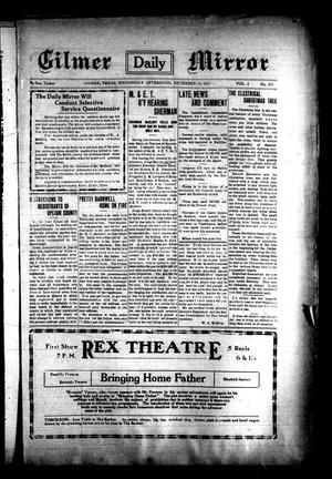 Gilmer Daily Mirror (Gilmer, Tex.), Vol. 2, No. 235, Ed. 1 Wednesday, December 12, 1917