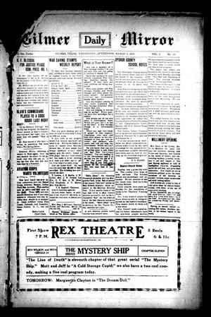 Gilmer Daily Mirror (Gilmer, Tex.), Vol. 2, No. 307, Ed. 1 Wednesday, March 6, 1918