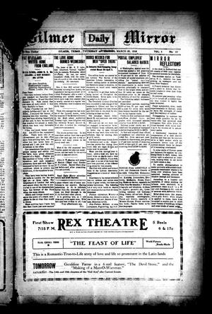 Gilmer Daily Mirror (Gilmer, Tex.), Vol. 3, No. 13, Ed. 1 Thursday, March 28, 1918