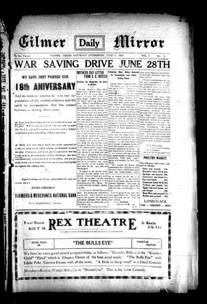 Gilmer Daily Mirror (Gilmer, Tex.), Vol. 3, No. 84, Ed. 1 Saturday, June 15, 1918