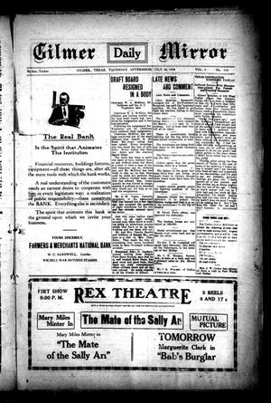 Gilmer Daily Mirror (Gilmer, Tex.), Vol. 3, No. 116, Ed. 1 Thursday, July 18, 1918