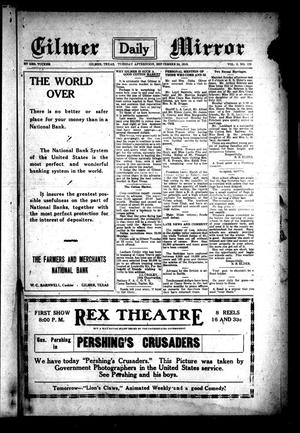 Gilmer Daily Mirror (Gilmer, Tex.), Vol. 3, No. 173, Ed. 1 Tuesday, September 24, 1918