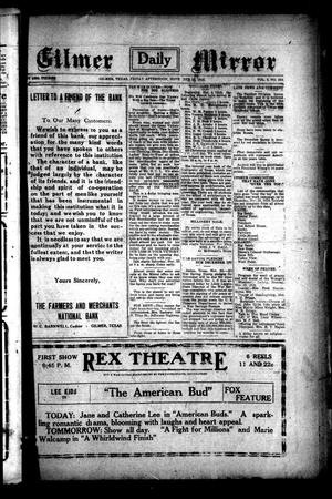 Gilmer Daily Mirror (Gilmer, Tex.), Vol. 3, No. 224, Ed. 1 Friday, November 22, 1918