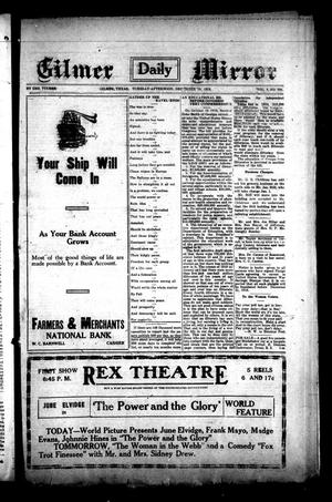 Gilmer Daily Mirror (Gilmer, Tex.), Vol. 3, No. 239, Ed. 1 Tuesday, December 10, 1918