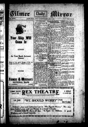 Gilmer Daily Mirror (Gilmer, Tex.), Vol. 3, No. 242, Ed. 1 Friday, December 13, 1918