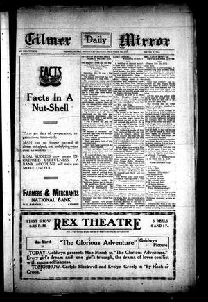 Gilmer Daily Mirror (Gilmer, Tex.), Vol. 3, No. 250, Ed. 1 Monday, December 23, 1918