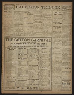 Primary view of object titled 'Galveston Tribune. (Galveston, Tex.), Vol. 31, No. 209, Ed. 1 Thursday, July 27, 1911'.