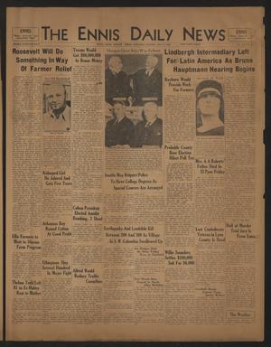 The Ennis Daily News (Ennis, Tex.), Vol. 42, No. 308, Ed. 1 Saturday, January 11, 1936