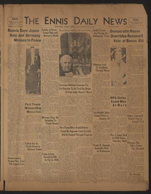 Primary view of object titled 'The Ennis Daily News (Ennis, Tex.), Vol. 42, No. 313, Ed. 1 Friday, January 24, 1936'.