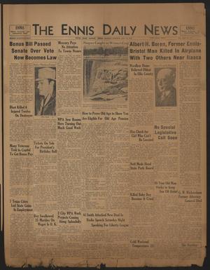 The Ennis Daily News (Ennis, Tex.), Vol. 42, No. 313, Ed. 1 Monday, January 27, 1936