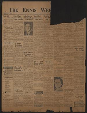 Primary view of object titled 'The Ennis Weekly Local (Ennis, Tex.), Vol. [40], No. [35], Ed. 1 Thursday, May 14, 1936'.