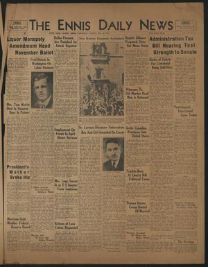 The Ennis Daily News (Ennis, Tex.), Vol. 42, No. 364, Ed. 1 Wednesday, May 20, 1936