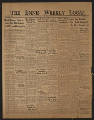 The Ennis Weekly Local (Ennis, Tex.), Vol. 40, No. 25, Ed. 1 Thursday, October 1, 1936