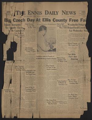Primary view of object titled 'The Ennis Daily News (Ennis, Tex.), Vol. 42, No. [123], Ed. 1 Thursday, October 1, 1936'.