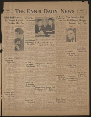 The Ennis Daily News (Ennis, Tex.), Vol. 42, No. 138, Ed. 1 Tuesday, October 20, 1936