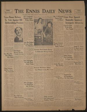 The Ennis Daily News (Ennis, Tex.), Vol. 42, No. 140, Ed. 1 Thursday, October 22, 1936
