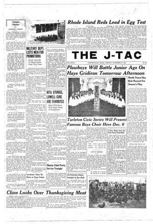 Primary view of object titled 'The J-TAC (Stephenville, Tex.), Vol. 27, No. 13, Ed. 1 Tuesday, November 26, 1946'.