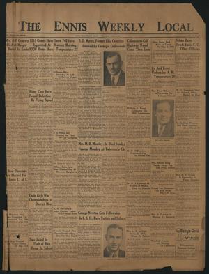 The Ennis Weekly Local (Ennis, Tex.), Vol. 40, No. 50, Ed. 1 Thursday, April 1, 1937