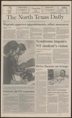 The North Texas Daily (Denton, Tex.), Vol. 73, No. 79, Ed. 1 Wednesday, February 27, 1991