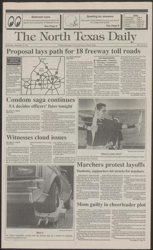 The North Texas Daily (Denton, Tex.), Vol. 74, No. 6, Ed. 1 Wednesday, September 4, 1991