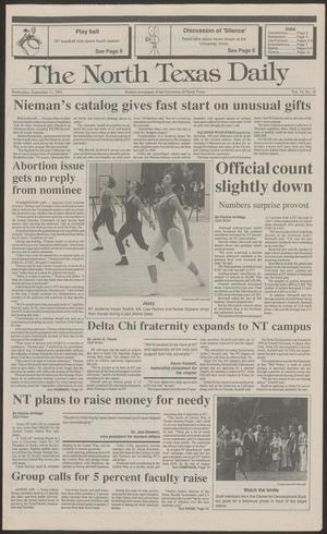 The North Texas Daily (Denton, Tex.), Vol. 74, No. 10, Ed. 1 Wednesday, September 11, 1991