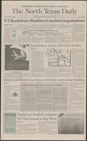The North Texas Daily (Denton, Tex.), Vol. 77, No. 55, Ed. 1 Tuesday, January 17, 1995