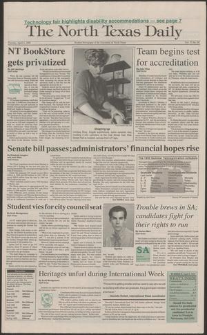 The North Texas Daily (Denton, Tex.), Vol. 77, No. 95, Ed. 1 Tuesday, April 4, 1995