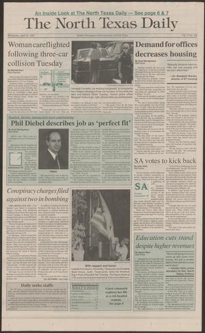 The North Texas Daily (Denton, Tex.), Vol. 77, No. 108, Ed. 1 Wednesday, April 26, 1995
