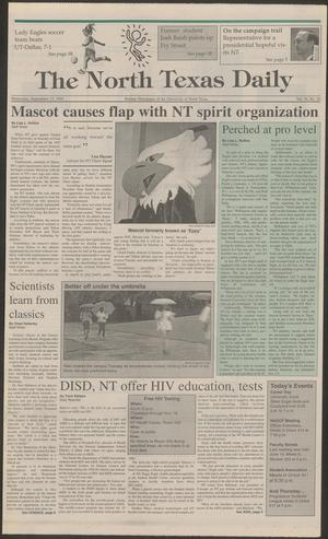 The North Texas Daily (Denton, Tex.), Vol. 78, No. 10, Ed. 1 Wednesday, September 13, 1995