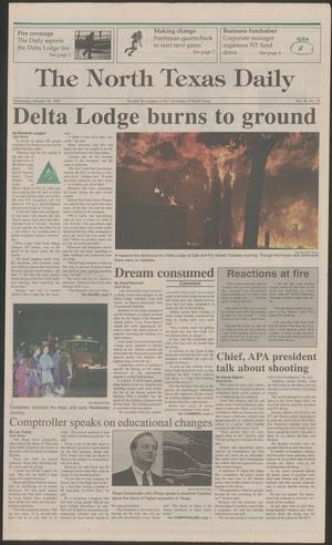 The North Texas Daily (Denton, Tex.), Vol. 78, No. 30, Ed. 1 Wednesday, October 18, 1995