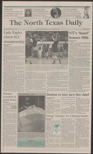 The North Texas Daily (Denton, Tex.), Vol. 78, No. 49, Ed. 1 Tuesday, November 21, 1995