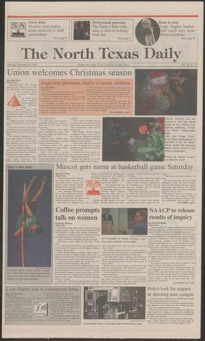 The North Texas Daily (Denton, Tex.), Vol. 78, No. 53, Ed. 1 Thursday, November 30, 1995