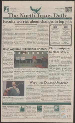 The North Texas Daily (Denton, Tex.), Vol. 80, No. 83, Ed. 1 Wednesday, March 11, 1998