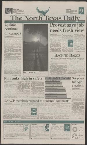 The North Texas Daily (Denton, Tex.), Vol. 80, No. 84, Ed. 1 Thursday, March 12, 1998
