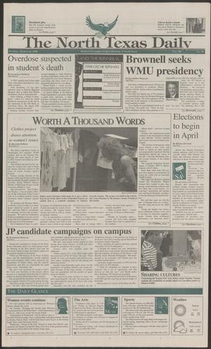 The North Texas Daily (Denton, Tex.), Vol. 80, No. 86, Ed. 1 Tuesday, March 24, 1998