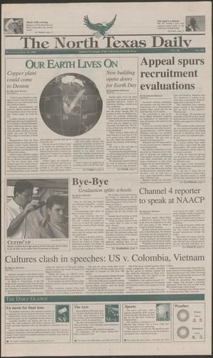 The North Texas Daily (Denton, Tex.), Vol. 80, No. 103, Ed. 1 Wednesday, April 22, 1998