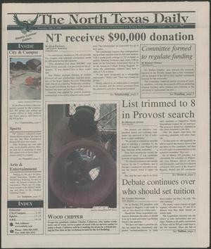 The North Texas Daily (Denton, Tex.), Vol. 80, No. 114, Ed. 1 Thursday, July 9, 1998