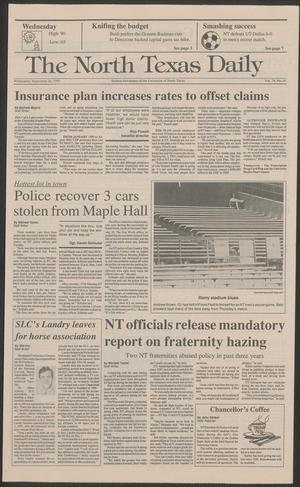 The North Texas Daily (Denton, Tex.), Vol. 74, No. 18, Ed. 1 Wednesday, September 26, 1990