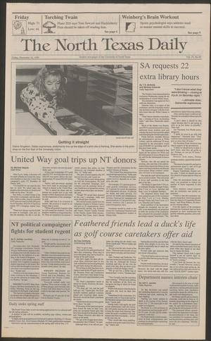 The North Texas Daily (Denton, Tex.), Vol. 74, No. 48, Ed. 1 Friday, November 16, 1990