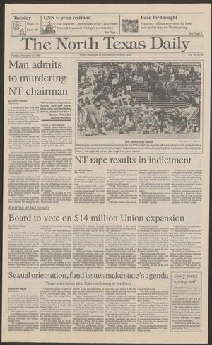 The North Texas Daily (Denton, Tex.), Vol. 74, No. 49, Ed. 1 Tuesday, November 20, 1990