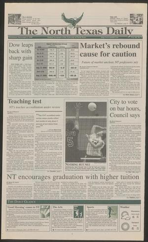 The North Texas Daily (Denton, Tex.), Vol. 81, No. 2, Ed. 1 Wednesday, September 2, 1998