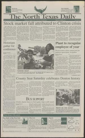 The North Texas Daily (Denton, Tex.), Vol. 81, No. 8, Ed. 1 Friday, September 11, 1998