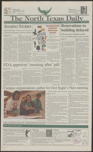 The North Texas Daily (Denton, Tex.), Vol. 81, No. 11, Ed. 1 Thursday, September 17, 1998
